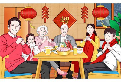 团拜祝福语-插图